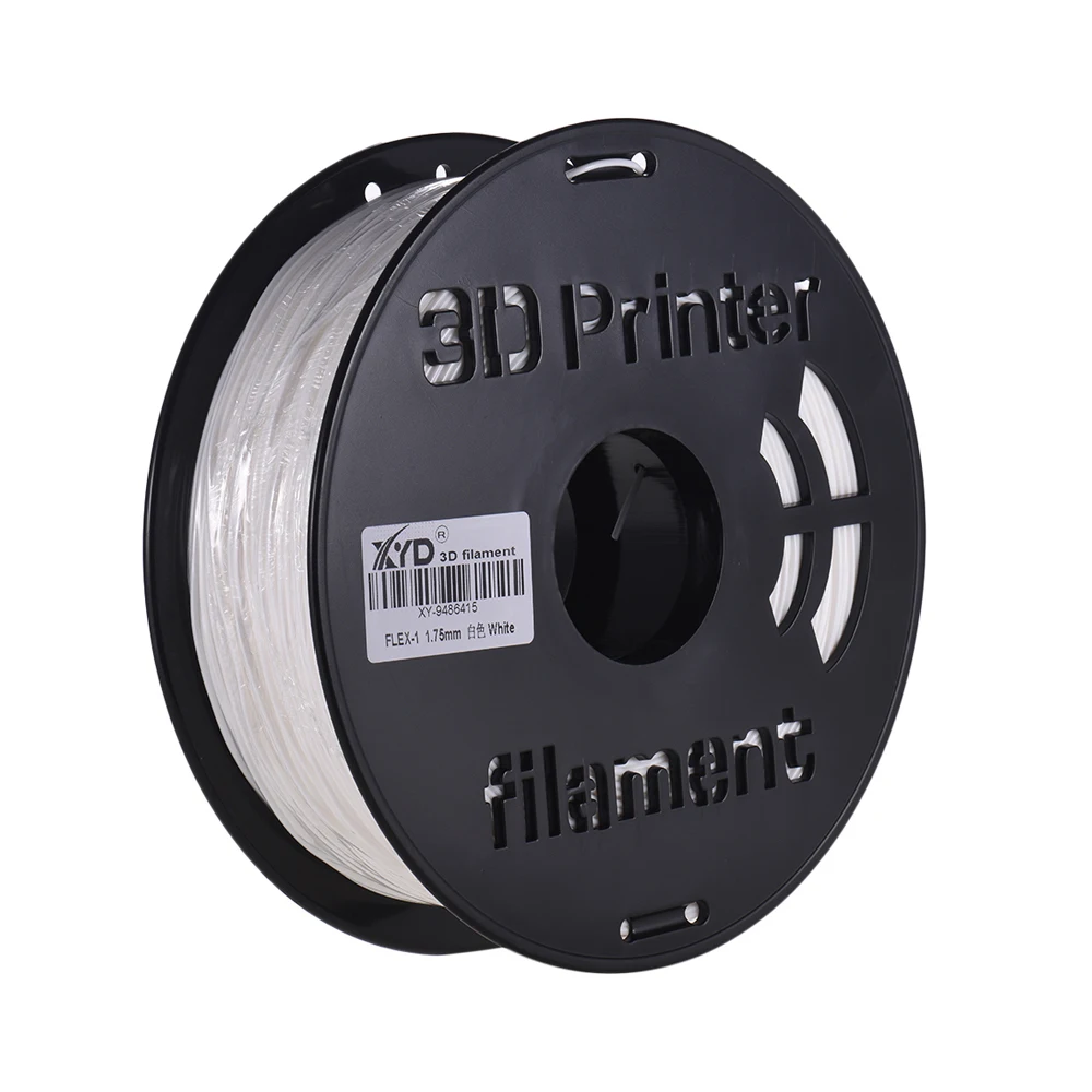 1KG/ Spool 1.75mm Flexible TPU Filament Printing Material Supplies for 3D Printer Drawing Pens
