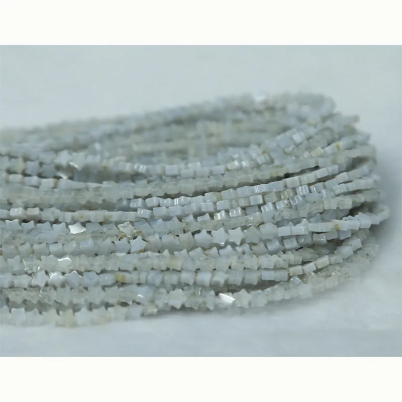 Оптовая продажа со скидкой бусины из натурального синего кружева агата