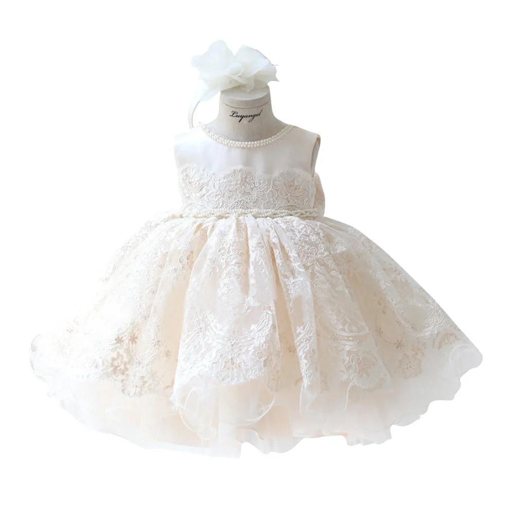 2019 Spring Girls Dream Princess Dress Hand-stitched Fluffy Lace Flower Girl | Детская одежда и обувь