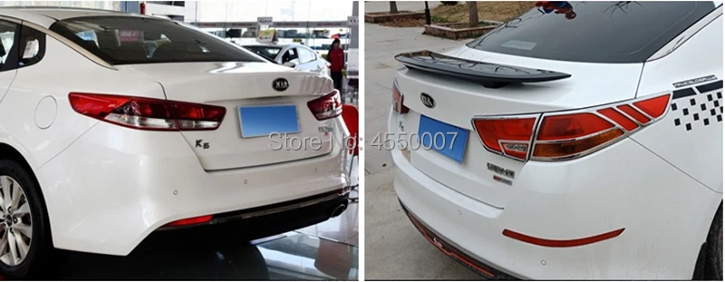 Универсальный для kia k5 высококачественный абс материал задний спойлер для kia optima k5 задний спойлер