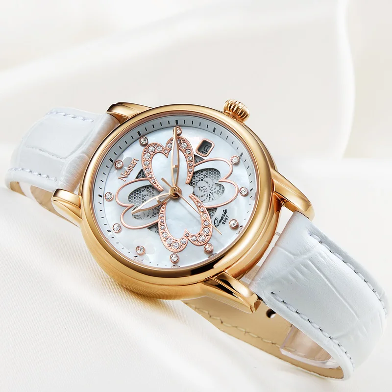 Женские кварцевые часы Nesun Switzerland с бриллиантом N9067 4|wristwatch brand|wristwatch womenwristwatches clock |
