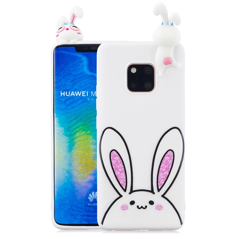 3D Stress Relief Soft Silicon Cute Unicorn Panda Printing Phone Cover Case For Huawei P20 Mate 10 20 Pro Mate10 Lite Funda Coque |