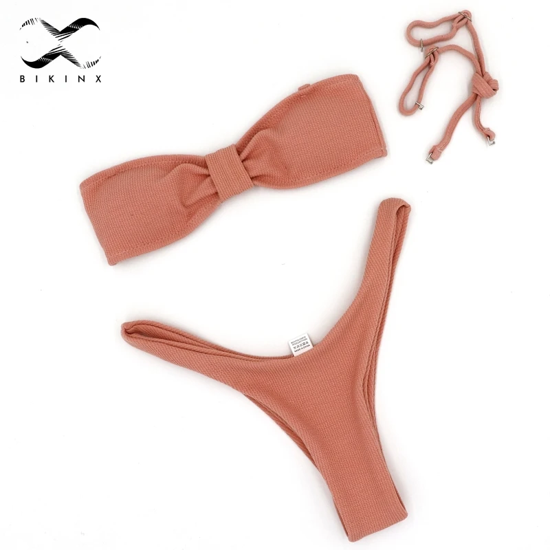 Bikinx бразильский экстремальное бикини микро-костюм из двух предметов сексуальные