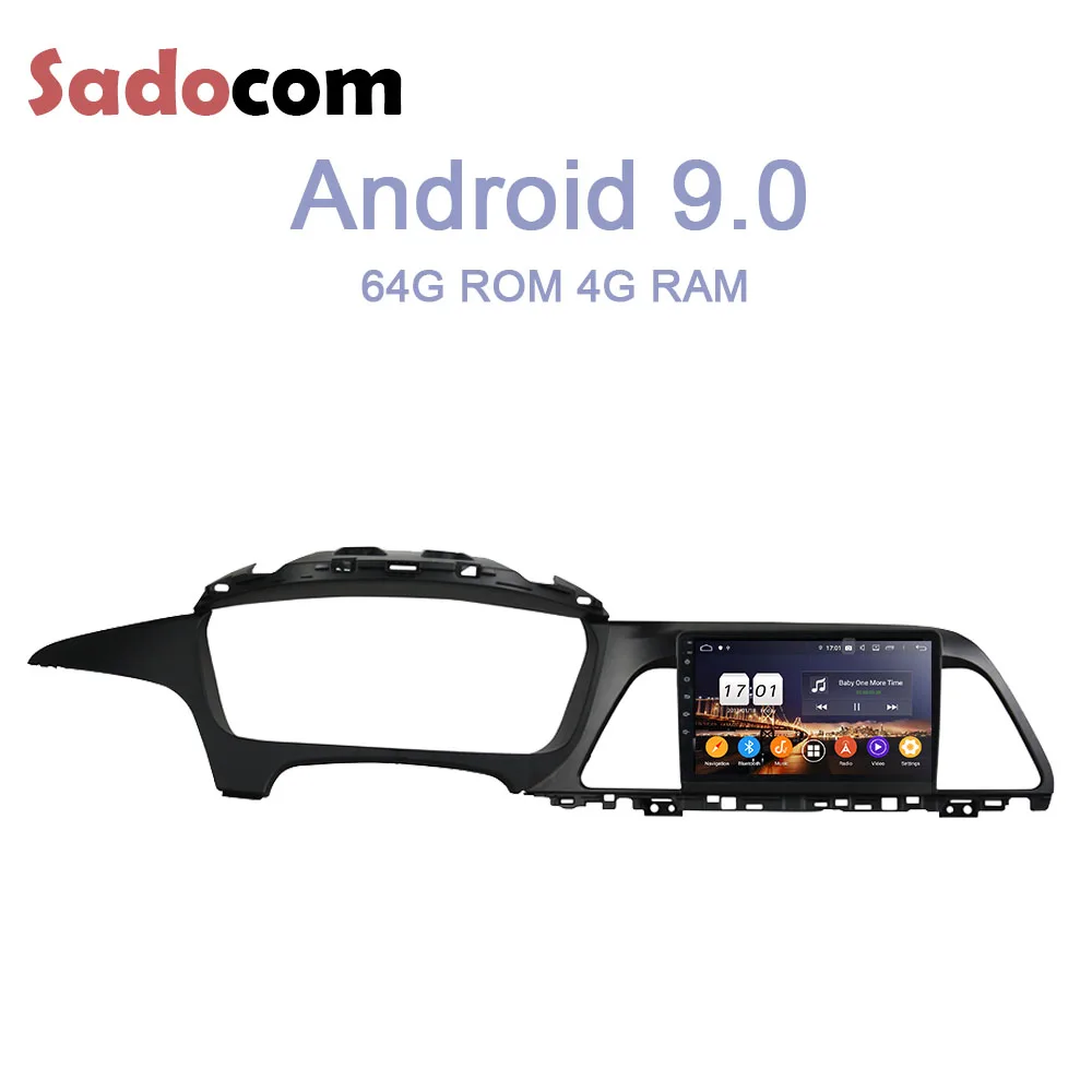9 &quotips 2 din TDA7851 4*50 Вт Android 0 для hyundai SONATA 2015 2016 2017 4 Гб ram 32 ГБ Автомобильный dvd плеер gps