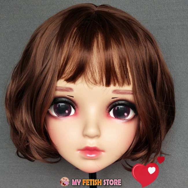 Miao10) женский сладкий девушка смолы половина головы кигуруми BJD средства ухода для век Crossdress косплэй японского аниме роль маска Лолиты с