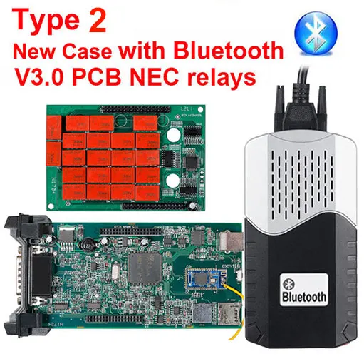CDP TCS CDP V5.008 R2 V3.0 реле NEC OBD2 сканер cdp tcs pro plus автоматический диагностический инструмент для автомобилей грузовиков OBD2 считыватель кодов - Цвет: New case CDP TCS