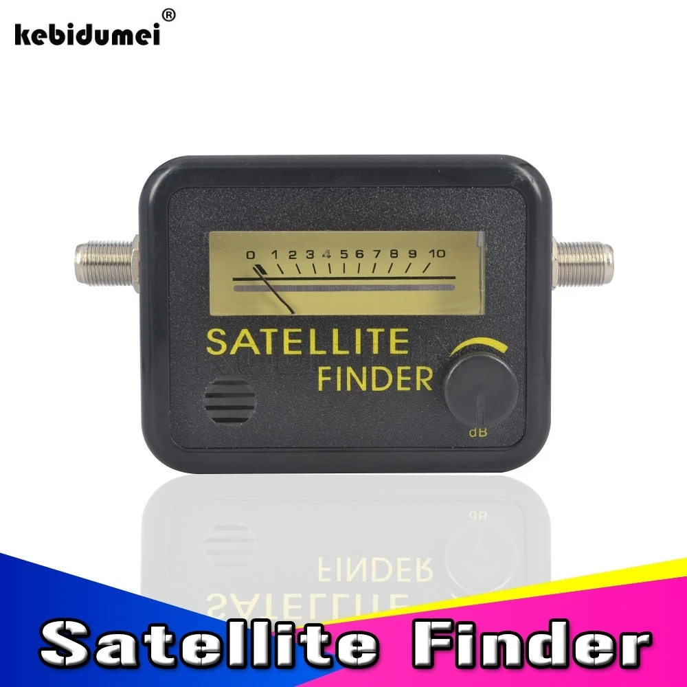 

kebidumei Digital Satellite Finder Meter FTA LNB DIRECTV Signal Pointer SATV Satellite TV Receiver Tool for SatLink Sat Dish