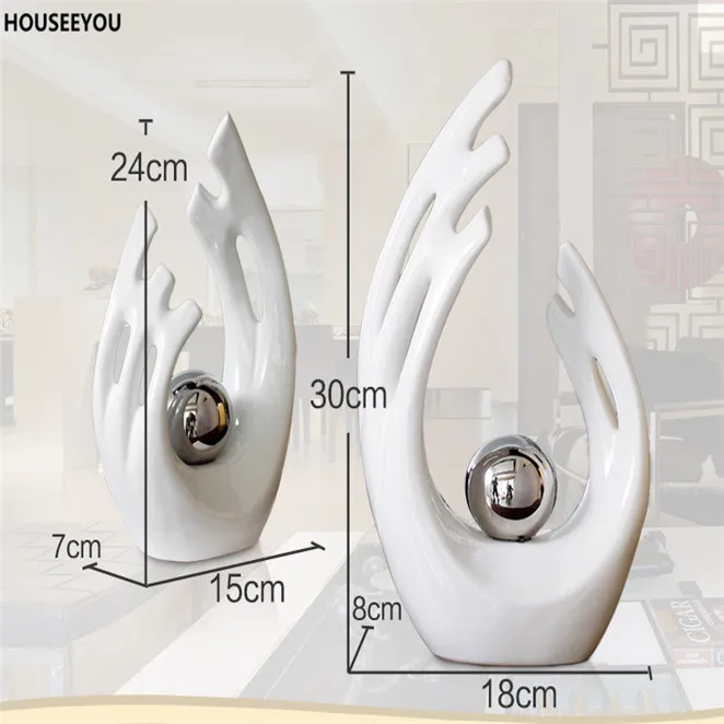 Современные минималистичные фигурки аксессуары для домашнего декора