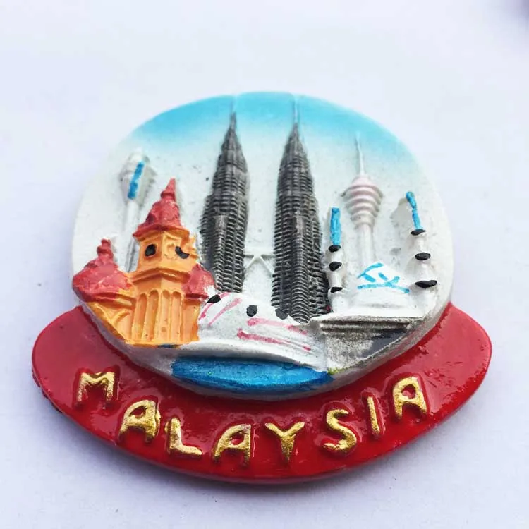 Малайзийские башни-близнецы Petronas Kuala Lumpur полупрочные туристические сувенирные