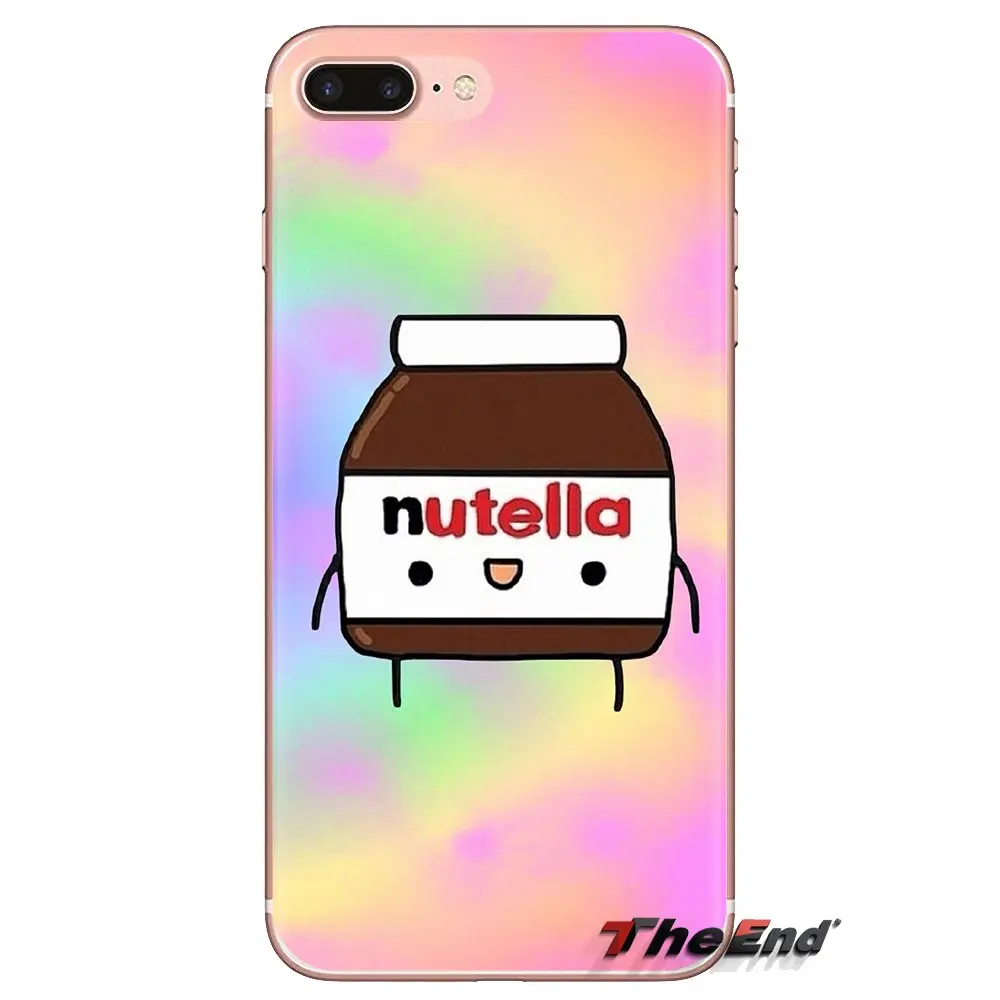 Cute Tumblr Nutella Design For LG Spirit Motorola Moto X4 E4 E5 G5 G5S G6 Z Z2 Z3 G2 G3 C Play Plus Mini Silicone Phone Bag Case |