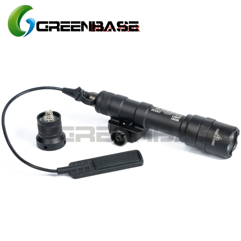 Greenbase SF M600B Тактические пистолет M600 вспышка светильник мини Скаут светодиодный
