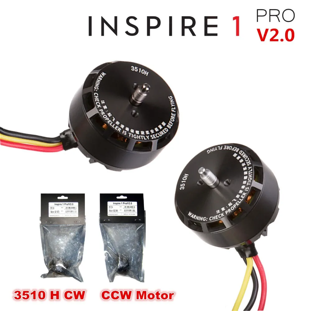 Оригинальный бесщеточный двигатель CW CCW 3510H для DJI Inspire 1 Pro V2.0 CW: M2 M4/CCW: M1 M3 запасные