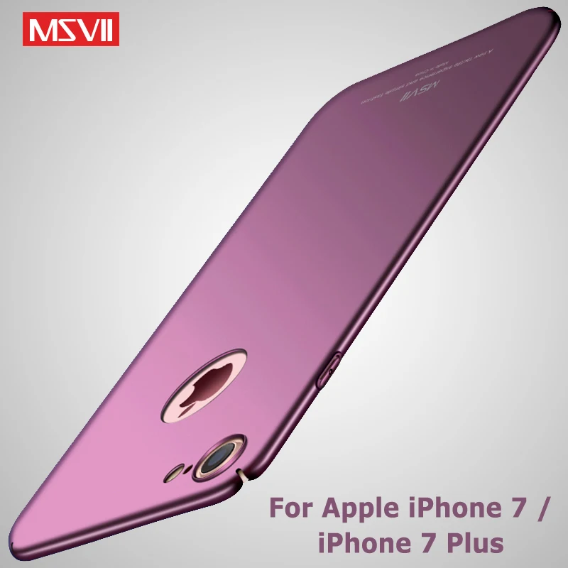 Msvii Чехлы для iPhone 7 чехол Роскошный Матовый Coque чехол для iPhone 8 Plus 8 Plus Жесткий PC чехол для Apple iPhone 7 Plus чехол s