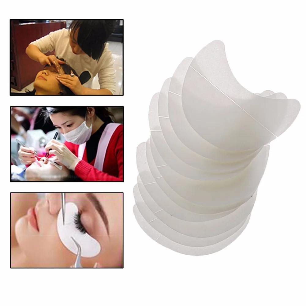 Лидер продаж 10 шт. Бумага патчи под глаза подушечки для ресниц наращивание советы