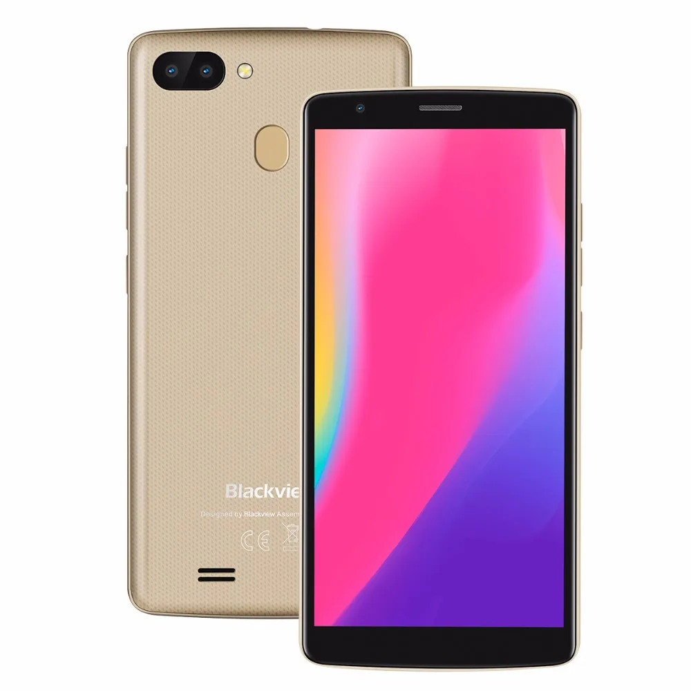 Blackview A20 Pro смартфон с 5 дюймовым дисплеем четырёхъядерным процессором ОЗУ 2 Гб ПЗУ