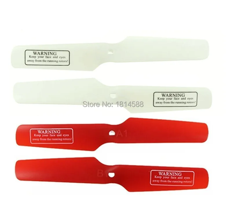 Радиоуправляемый квадрокоптер UDI u817 u817c u817a u818a Запчасти для вертолета с дистанционным управлением белые и красные лопасти