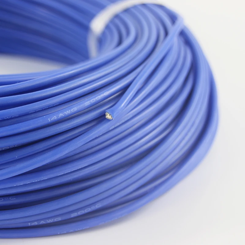 Силиконовый провод 100 м 14 AWG гибкие многожильные медные кабели термостойкие