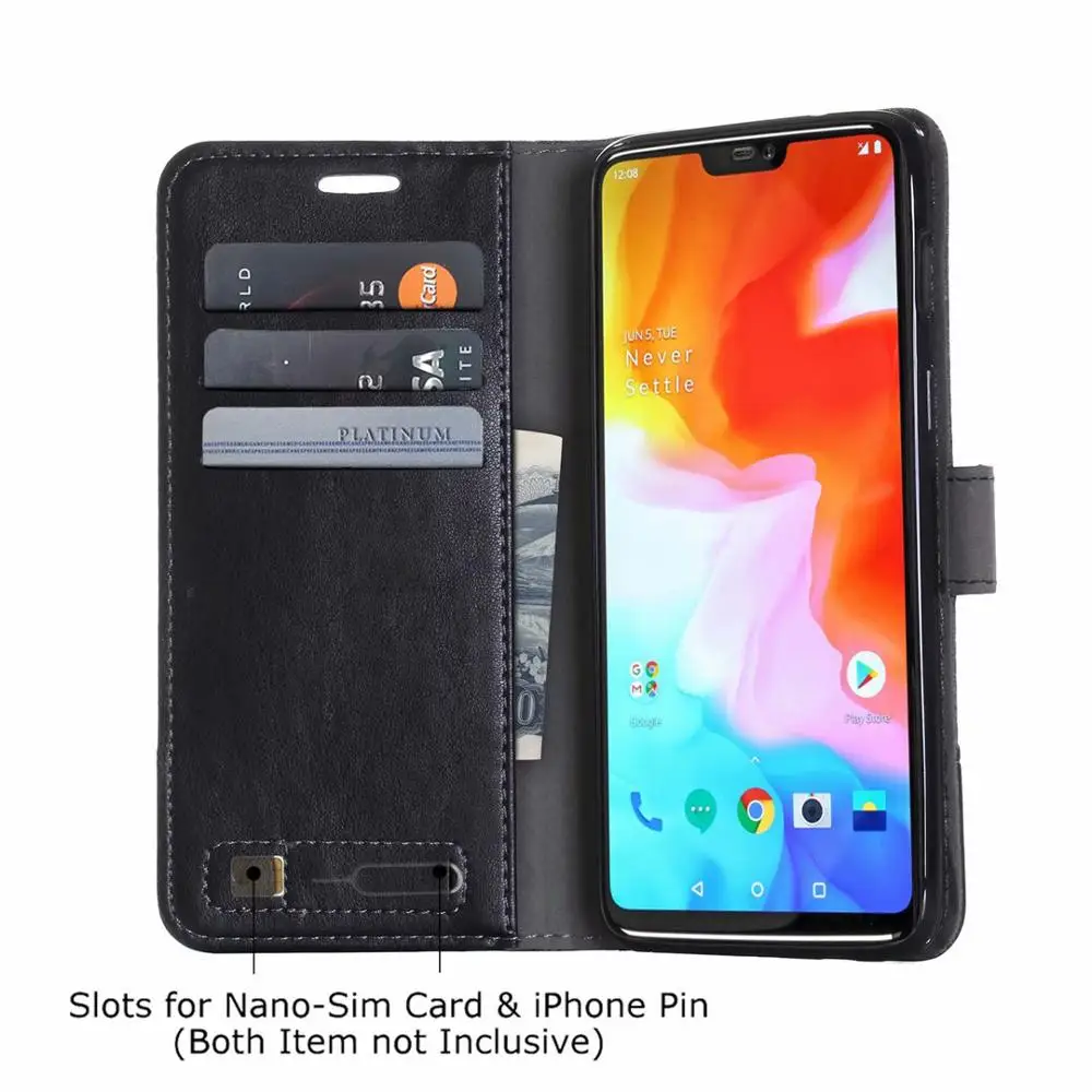 Чехол для телефона с откидной крышкой для OnePlus 7 pro 6 6T 5 5T 7T 3T бумажник силиконовый чехол ТПУ бампер кожаный карман для карт для iPhone 11 XS X XR