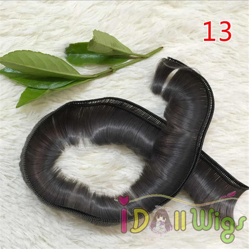 5*100 см DIY короткие волосы, 10 шт./партия 18 цветов на выбор, хорошее качество термостойкие синтетические волосы