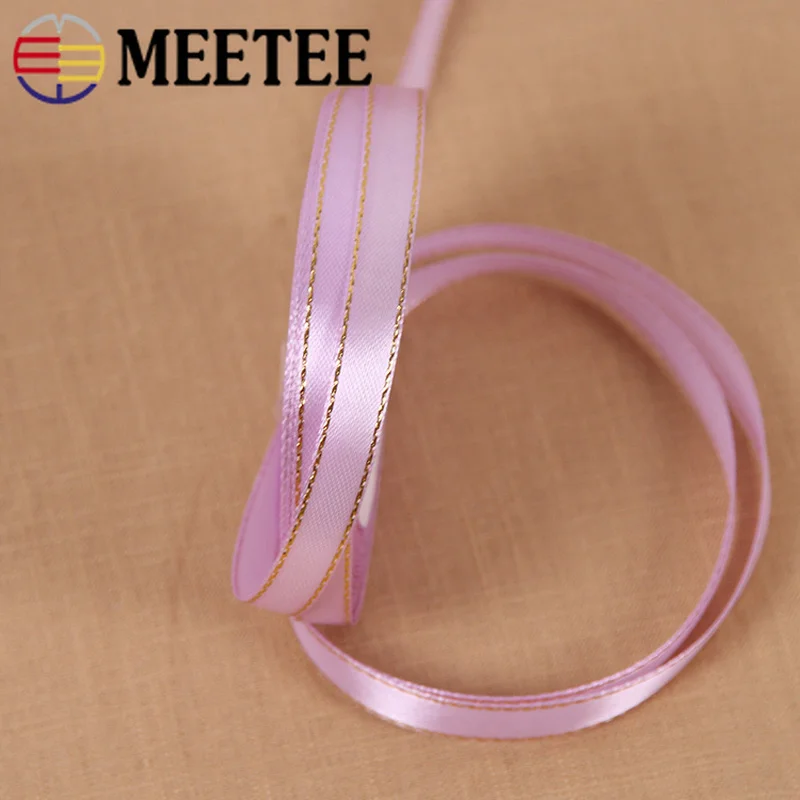 Meetee 5 шт. 1 см (3/8 &quot) 22 м Рождественская лента для Хэллоуина двойная Пномпень