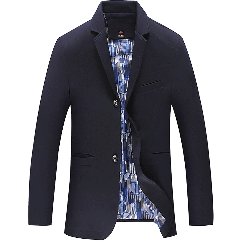 

Мужской Хлопковый Блейзер TANG, повседневный однотонный пиджак, классический мужской пиджак, 10XL, 9XL, 8XL, 7XL, 6XL, 5XL