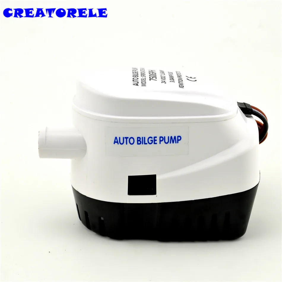

automatic 750GPH 24v bilge water pump submersible Fountain garden irrigation swimming pool clean transfer