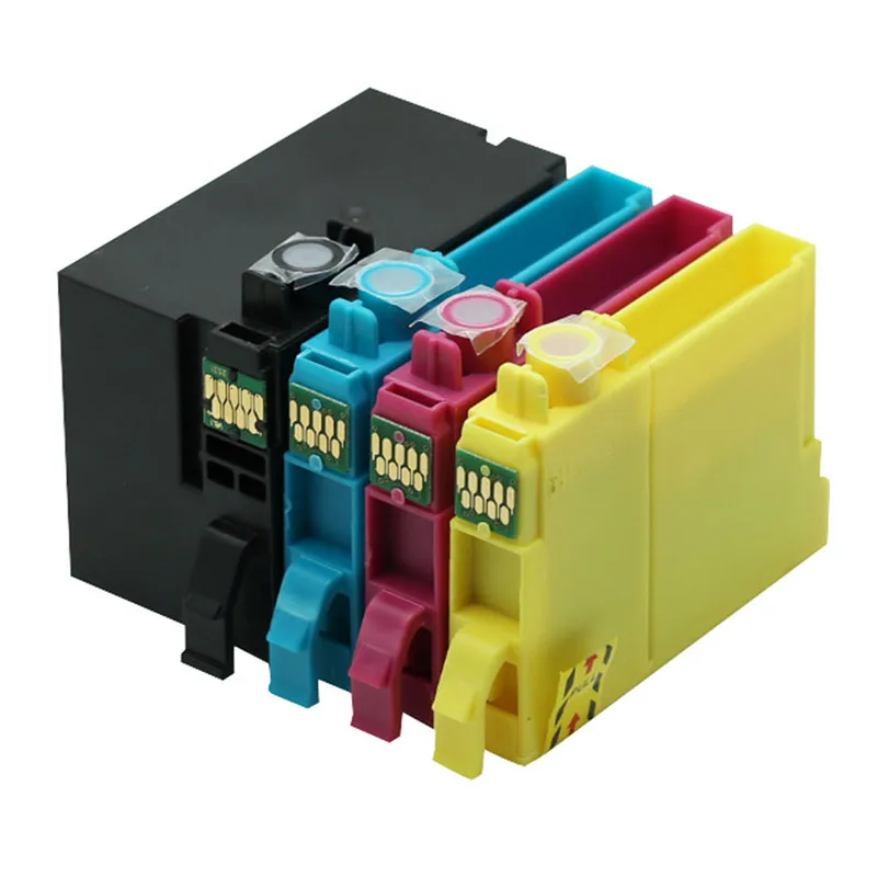 4PK картриджи T2521 T2522 T2523 T2524 совместимый для Epson картуш Encre WF-3620 WF-3640 WF-7610 WF-7620 WF-7110 |