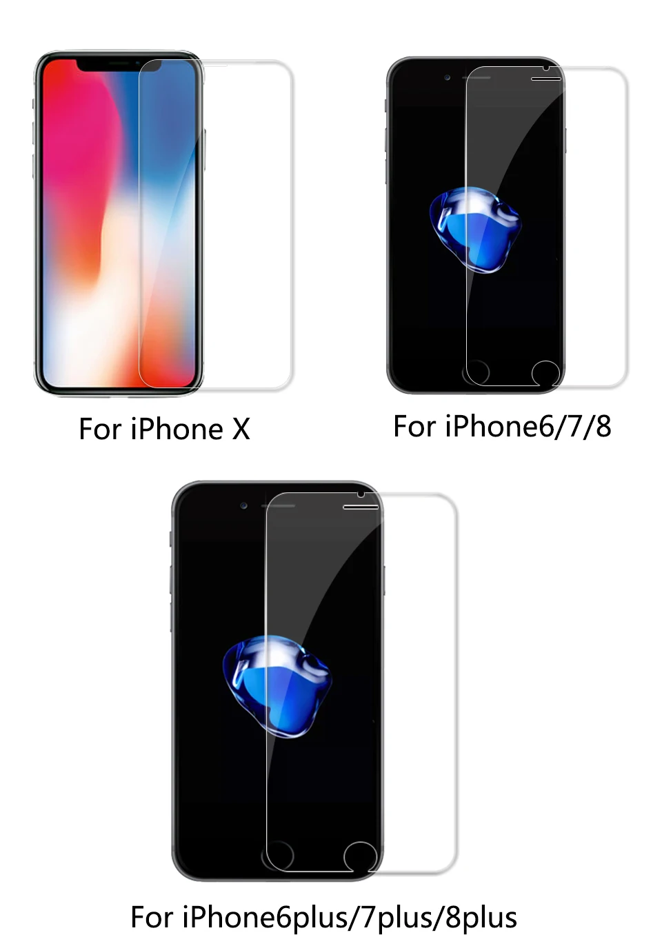Защитное стекло для iphone 6 7 plus 6 6s 8 plus 11 Pro XS max XR стекло для iphone 7 8x11 Защитное стекло для экрана на iphone 7 6s 8