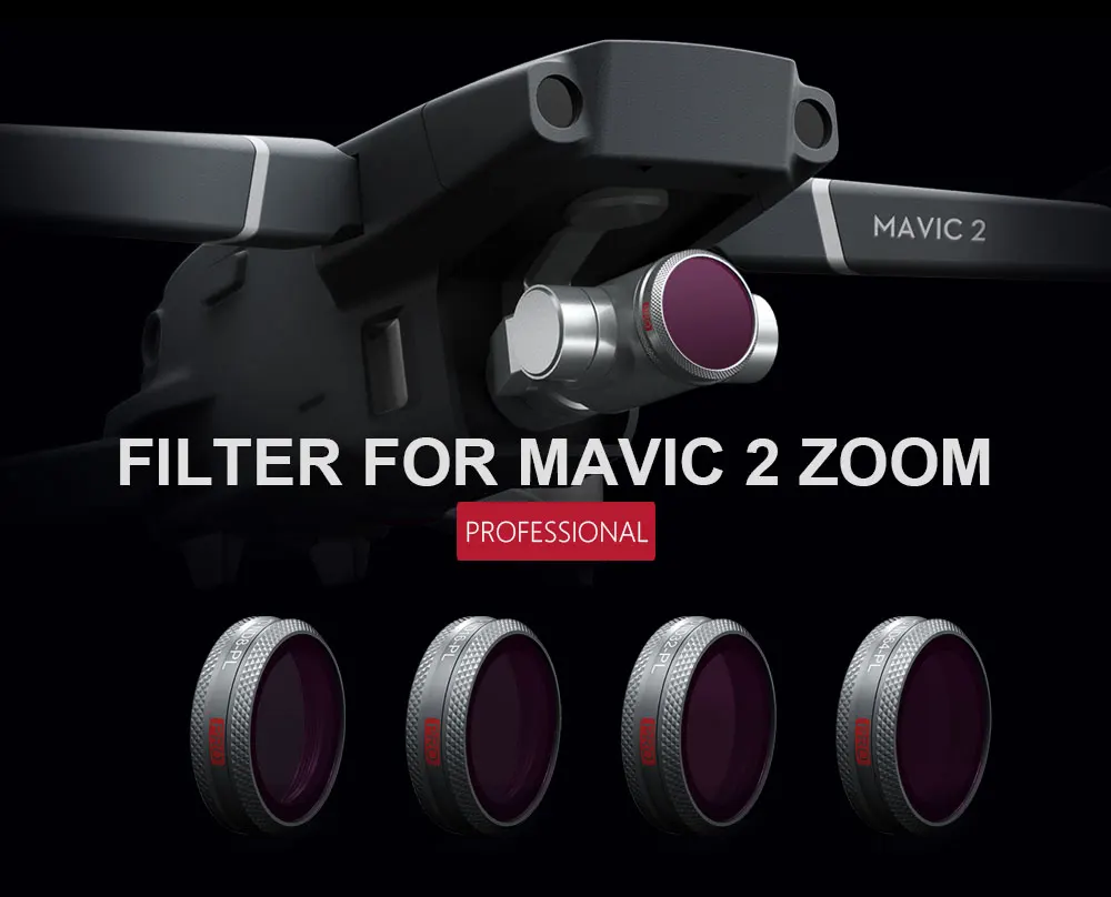PGYTECH Mavic 2 Zoom фильтр MRC-UV CPL ND4 фильтры для DJI Mavic 2 Zoom Drone профессиональные фильтры для объектива камеры аксессуары