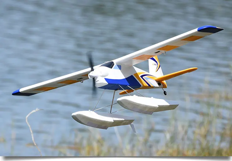 FMS 1220 мм Wingspan Super EZ V2 тренажер EPO самолет с поплавками RTF 2 4 ГГц радиоуправляемая