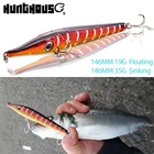 2019 новые рыболовные приманки карандашные приманки 146 мм 19 г35 г, длинные забросные приманки-попперы, плавающая приманка для ловли окуня и щуки