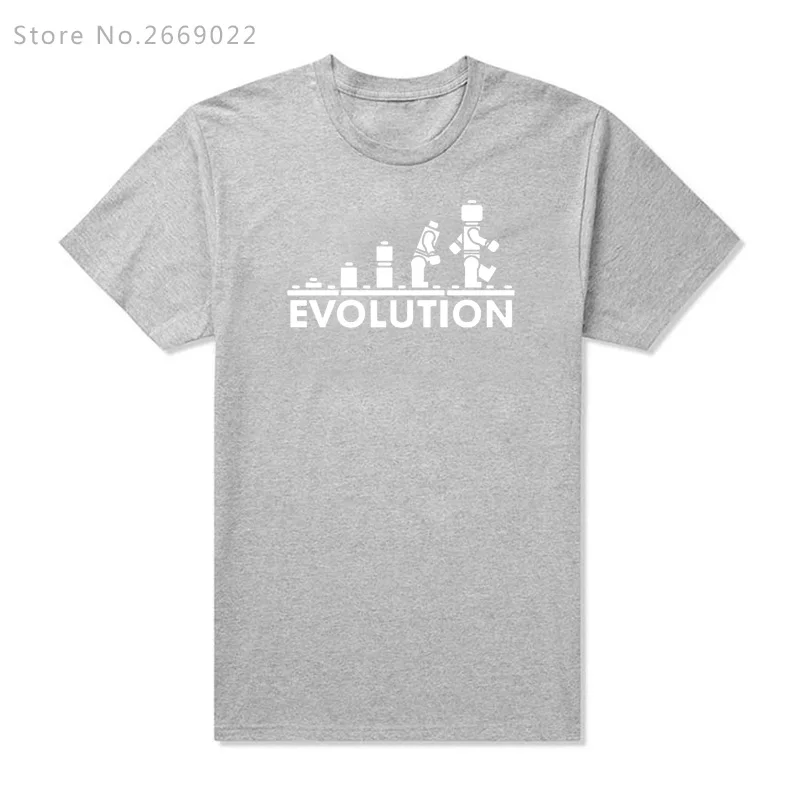 LEGO Robot EVOLUTIONSS футболка с забавным принтом Шелдон Купер футболки для мужчин