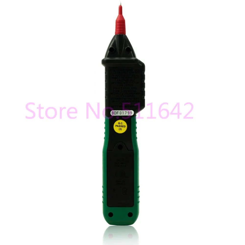Mastech Ручка Тип Цифровой мультиметр MS8212A Multimetro DC AC Напряжение Ток Тестер Диод Непрерывность логика Бесконтактное напряжение