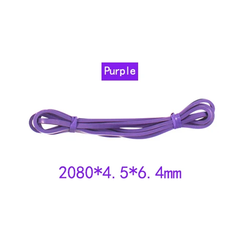 6.4mm Purple Тянущаяся веревка, резинки для занятий спортом, йогой, упражнений, гимнастический эспандер, Резистентные петли, резинки, оборудование для занятий фитнесом - Цвет: 6.4mm Purple