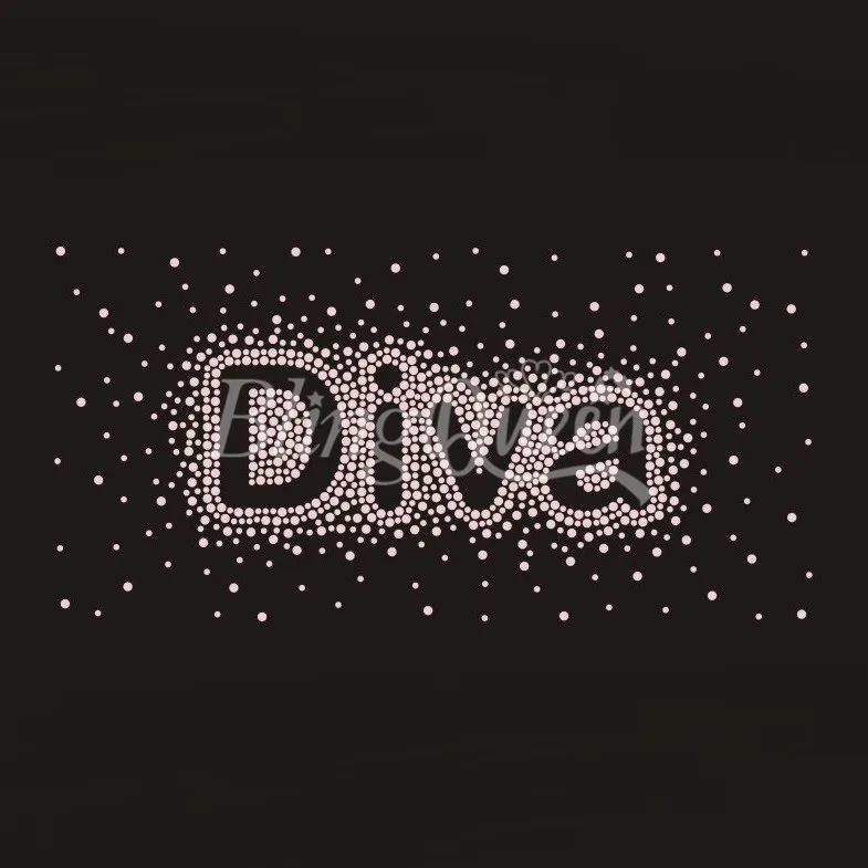 BlingQueen 25 шт./лот железные Переводные мотивы со стразами дизайн Diva | Дом и сад
