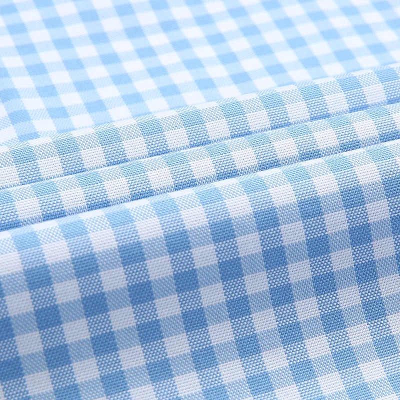 Short Sleeve Shirts Men Fashion Design Loose 100% Cotton Plaid Camisa Social Dress Check Regular fit Single Breasted CollarShirt