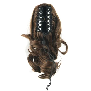 Soowee короткие кудрявые синтетические волосы коготь конский хвост наращивание волос на заколке искусственные волосы Фея хвост шиньоны для женщин на заколке