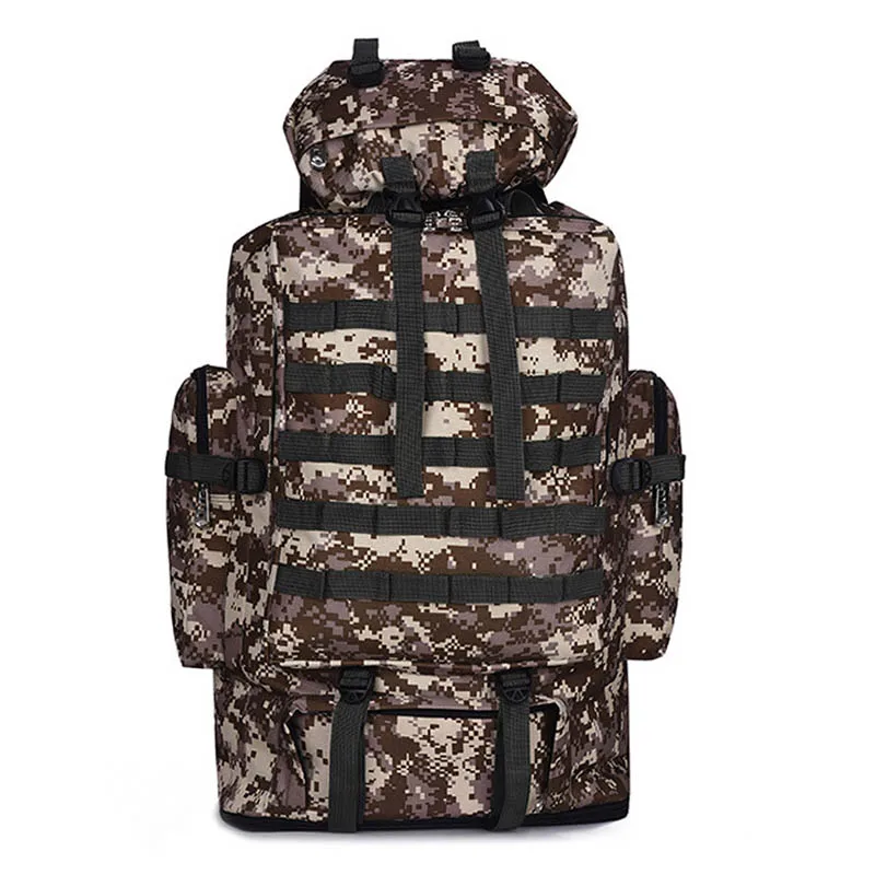 Desert Digital 100л Военная Сумка Molle армейский рюкзак для кемпинга тактические большие рюкзаки походные дорожные уличные спортивные сумки рюкзак Mohila XA658WA - Цвет: Desert Digital