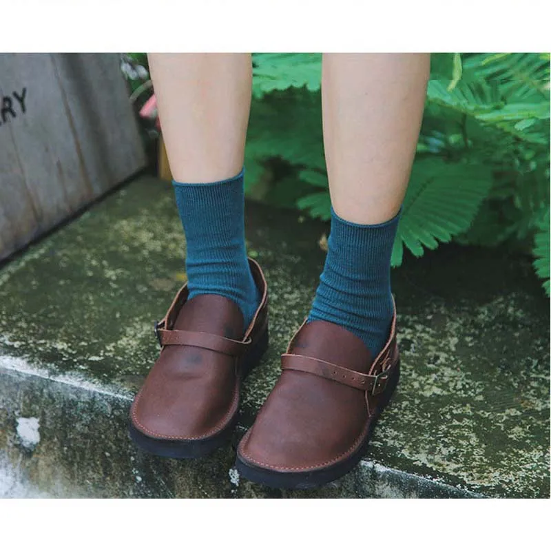 New Product Korean Style Women Harajuku Art Streetwear Funny Happy Socks Cute Candy Color Heap For Girl Gift | Женская одежда