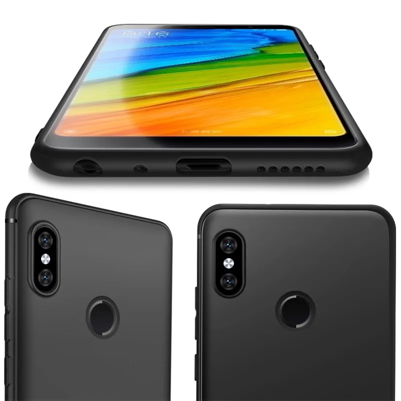 Чехол для Xiaomi Redmi 5 Plus Матовый ТПУ чехол 4X 4A Note 5A 6A 6X S2 Mi 8 5X A2 Mix 2 мягкий телефона |