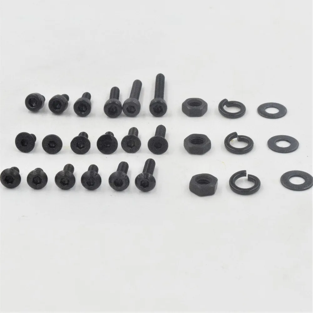 

300 pcs / set Alloy Steel M3 Wood Screws Nuts Washers Hex Socket Screw Screw with Nuts and Washers Fastener Hardware