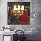Домашний декор, печать на холсте, настенные картины для гостиной, постер, печать на холсте, картины, Нидерланды, Янь, Ван eyck