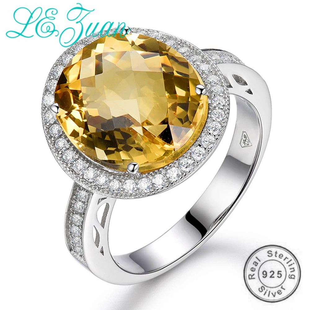 L& zuan 7.57ct кольцо с натуральным топазом стерлингового серебра 925 пробы ювелирные изделия шахматная доска драгоценный камень роскошные кольца для женщин свадьбы