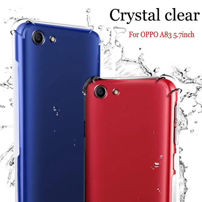 Модный Ультратонкий чехол для телефона s OPPO A83 Прозрачная мягкая задняя крышка A 83