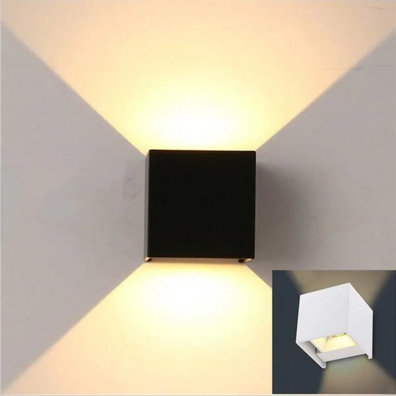 Регулируемый наружный светодиодный настенный светильник с регулируемой