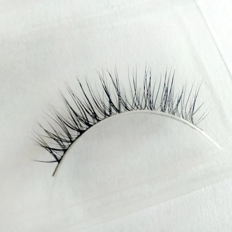 

New 3D Mink Hair False Eyelashes Natural Cross Messy Eye Lashes Fluffy Handmade Extension Mink Eyelashes Makeup Tool