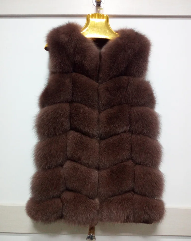 import of fox fur vest Coat for Women New winter Real fur coat women fashion coat wholesale high-end Women Coats HL520