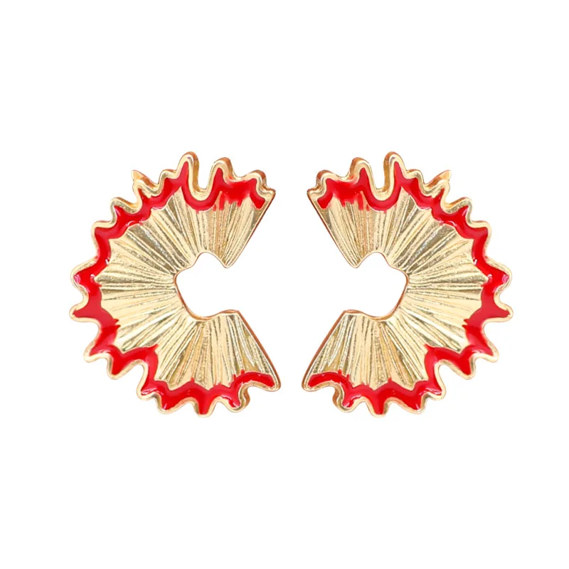 EM032 серьги-гвоздики в форме цветка крупные маленькие серьги для женщин