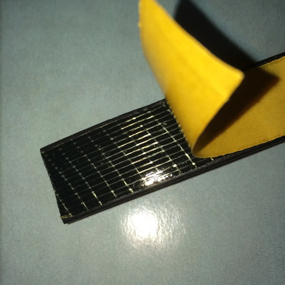 Самоклеящаяся Плоская Лента из экструдированного каучука 20 мм х 3 уплотнительная