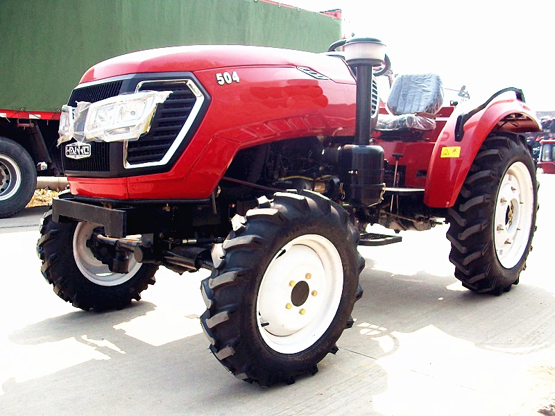 50 hp 4 x4 трактор 4 колесный трактор с фронтальным погрузчиком